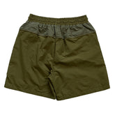 RHUDE Colorblock Embroidered Letters Shorts